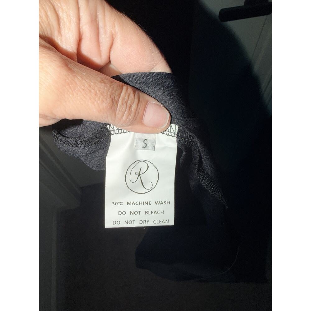 Miss Rosier Andrea Black Keyhole Maxi Dress - Size S - Picture 6 of 6